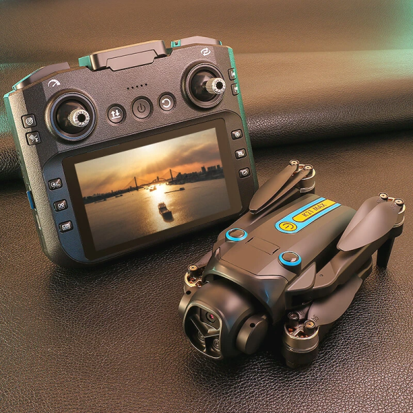 Квадрокоптер XKJ K21 MAX WiFi FPV 4K з подвійною камерою та LCD-екраном 4.3