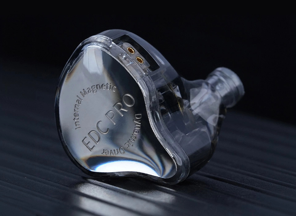 Вакуумные проводные наушники KZ EDC Pro с микрофоном и мощным басом