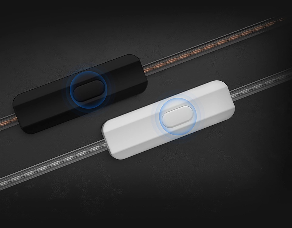 Вакуумные проводные наушники KZ EDC Pro с микрофоном и мощным басом