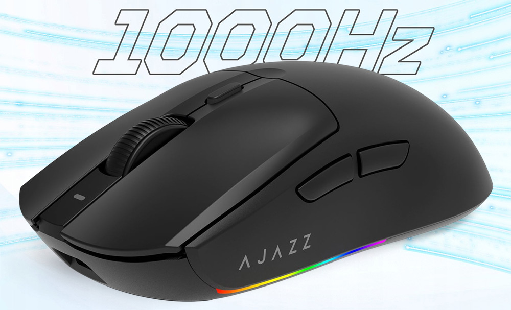 Бездротова миша Ajazz AJ139 V2 MC 12000 DPI з сенсором PixArt та 1000Hz