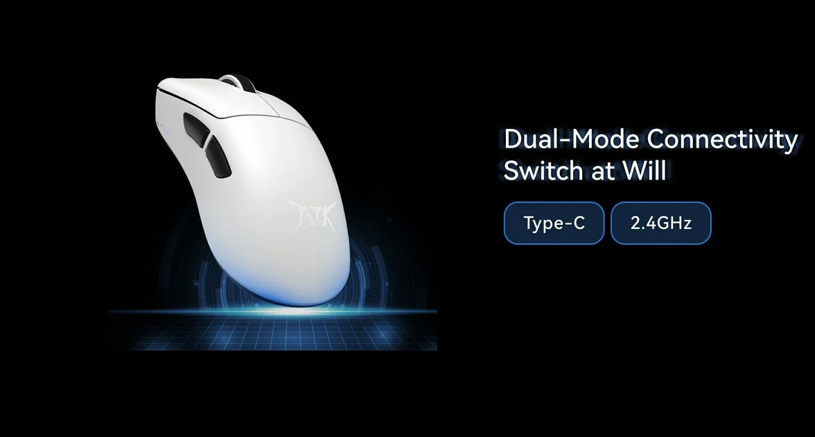 Бездротова миша ATK Z1 PRO MAX 8000 Гц із сенсором PixArt 3950 та ультралегким корпусом