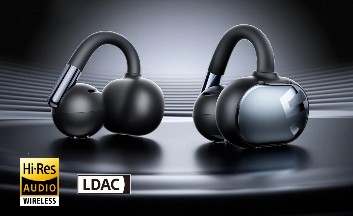 Бездротові навушники-кліпси SOUNDPEATS Clip1 відкритого типу з LDAC і Dolby Audio для Hi-Res звучання