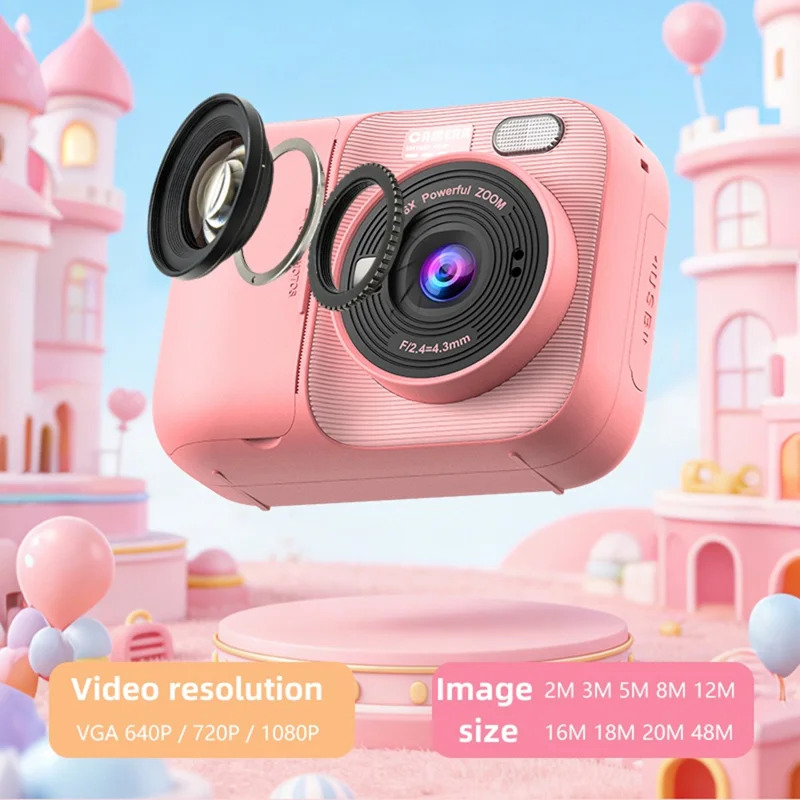 Дитячий фотоапарат Instant Print Camera P97 з миттєвим термодруком та Full HD відео