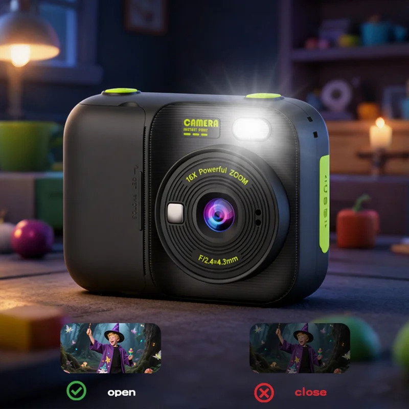 Дитячий фотоапарат Instant Print Camera P97 з миттєвим термодруком та Full HD відео