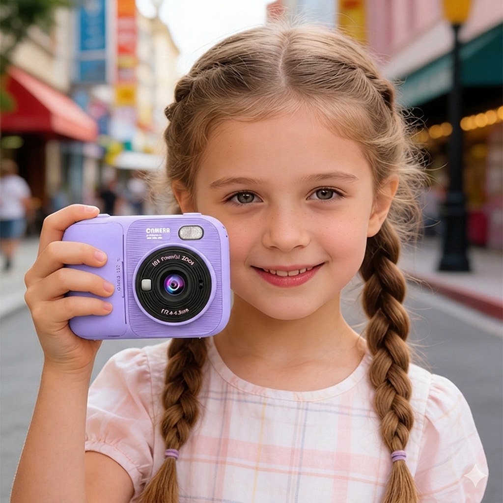Детский фотоаппарат Instant Print Camera P97 с моментальной термопечатью и Full HD видео