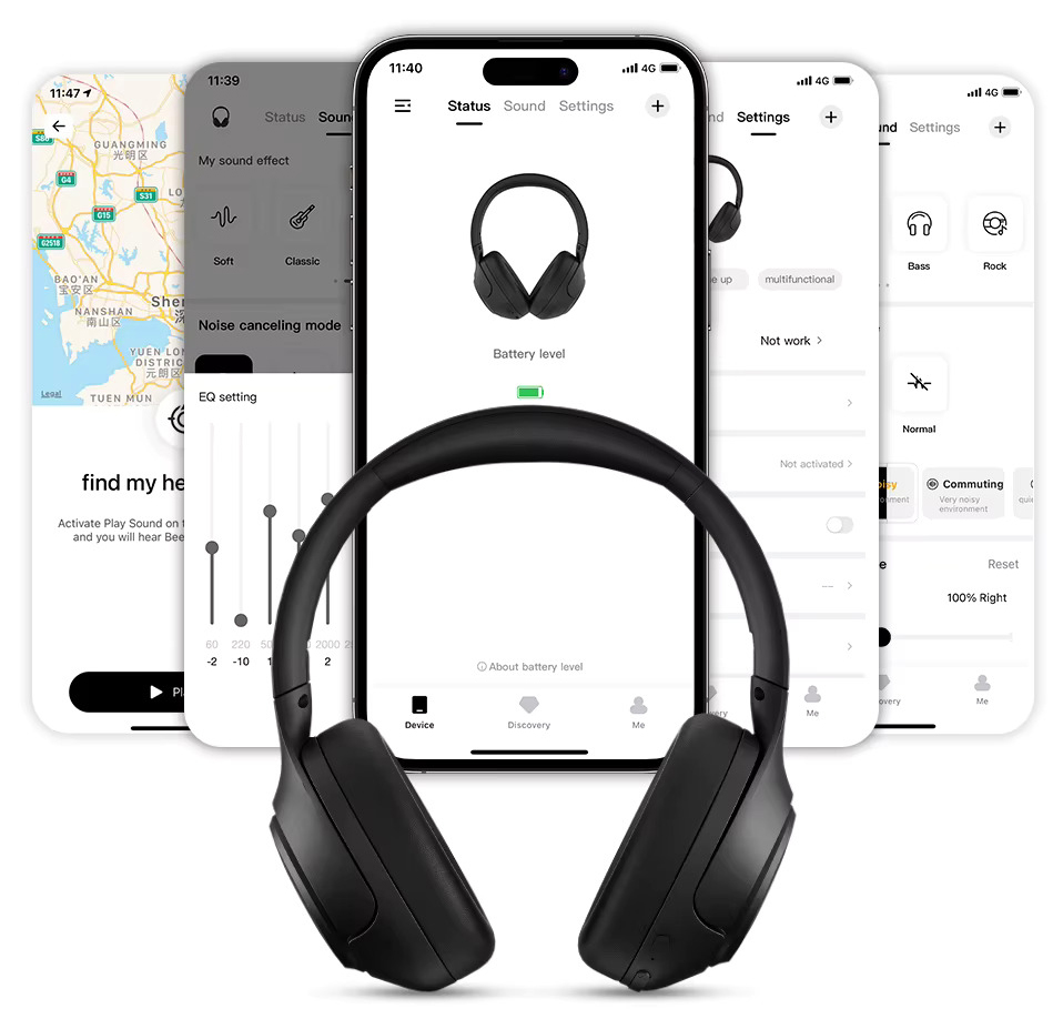 Бездротові навушники QCY H3 з гібридним шумозаглушенням та Hi-Res Audio