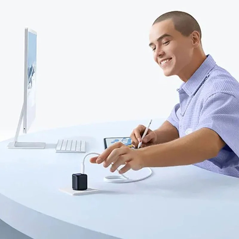 Мережевий зарядний пристрій Baseus PicoGo GaN 45W Type-C для швидкої зарядки гаджетів