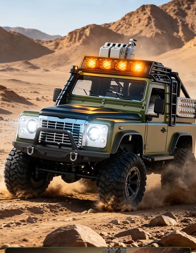 Радіокерований позашляховик KFPLAN KF90 1:12 4WD з пропорційним керуванням та тривалою автономністю 