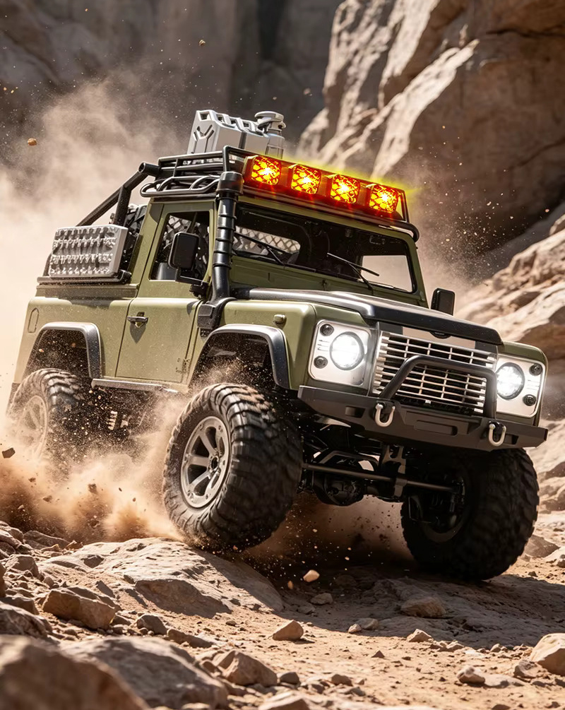 Радіокерований позашляховик KFPLAN KF90 1:12 4WD з пропорційним керуванням та тривалою автономністю 