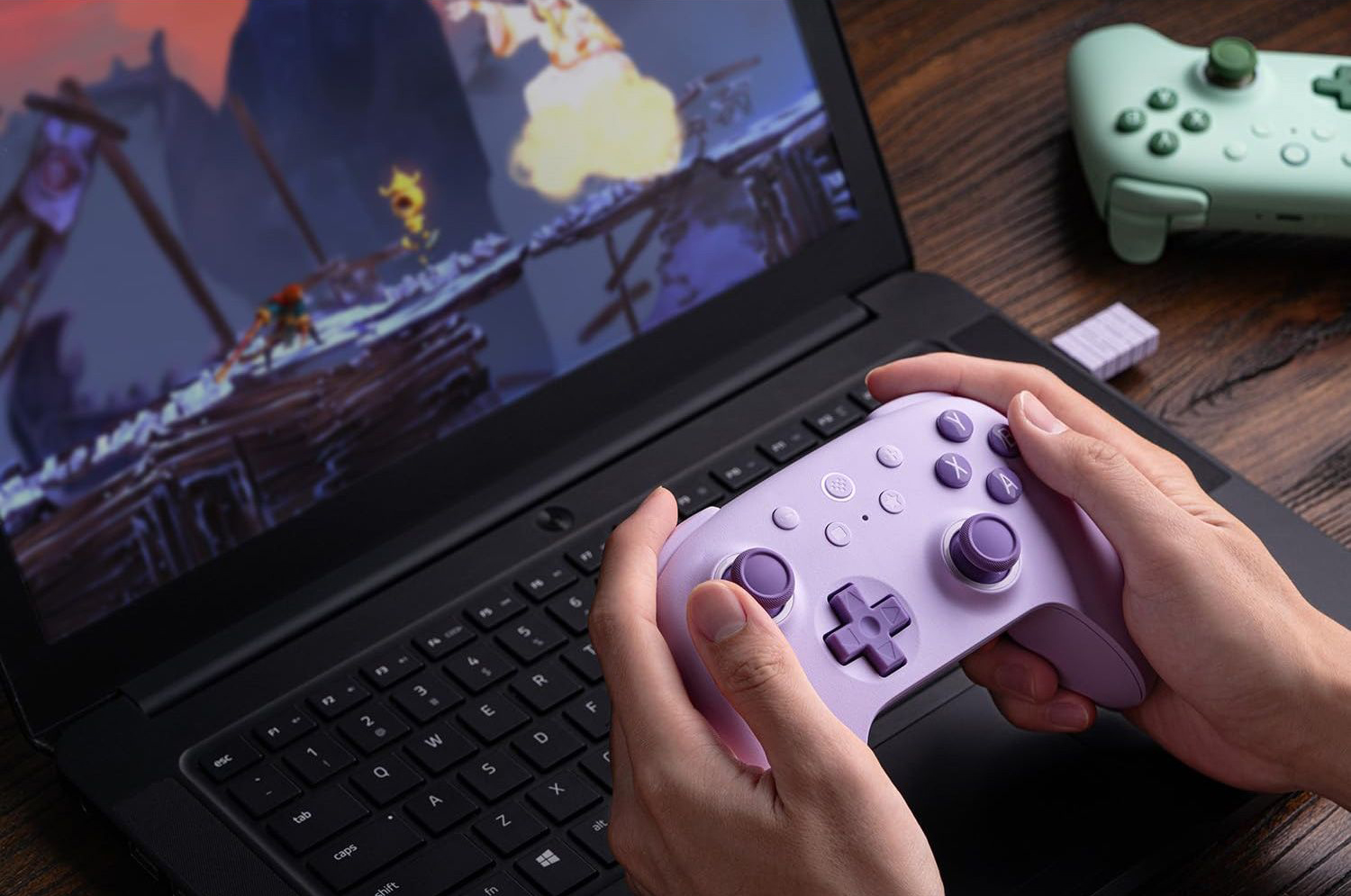 Бездротовий геймпад 8BitDo Ultimate 2C з датчиками Холла 2.4G і Bluetooth для ПК та Android