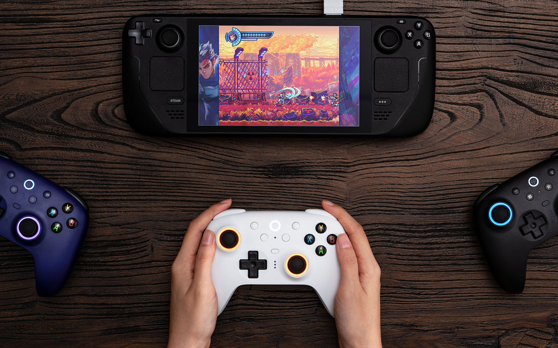 Бездротовий геймпад 8BitDo Ultimate 2 з TMR-джойстиками та зарядною док-станцією