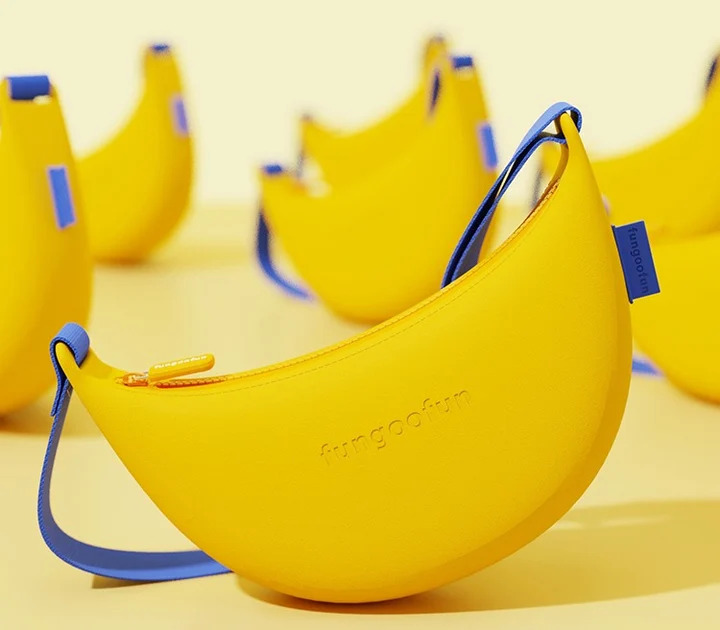 Сумка-бананка FunGooFun F553 EVA в форме полумесяца с регулируемым ремешком