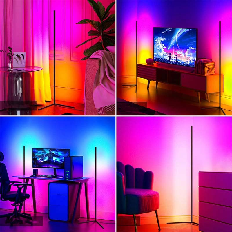 Підлогова кутова LED лампа Epik RGB Magic 1 з Bluetooth, USB та керуванням через додаток