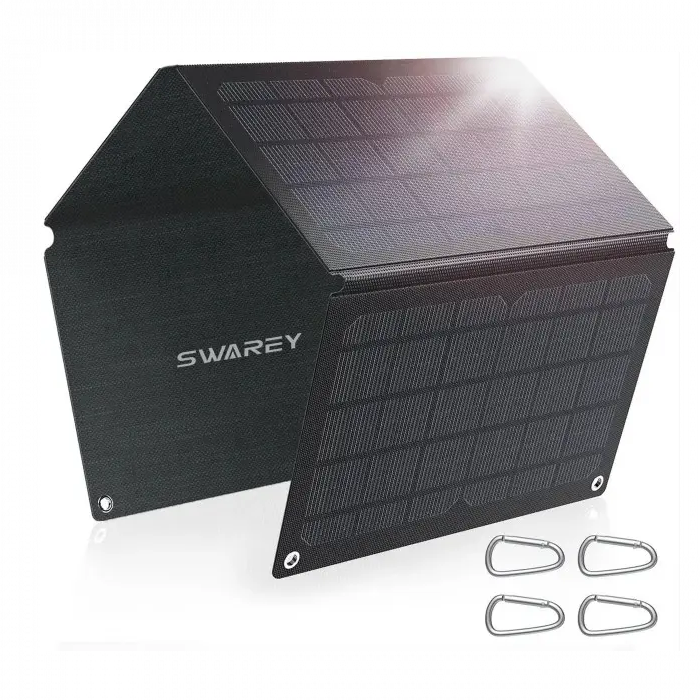 Portativna Sonjachna Panel Solar Panel Swarey Bs 030 Ip67 30W Na 2Xusb Vihodu Id1712
