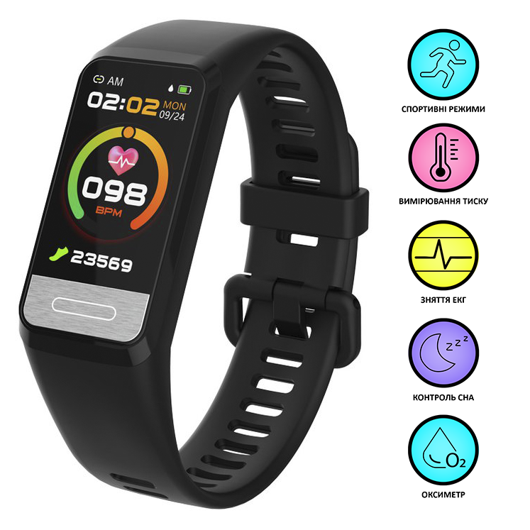 Umnyj Fitnes Braslet Lemfo H03 S Nagrudnym Datchikom Ekg Id1206 Lemfo - купити в Україні