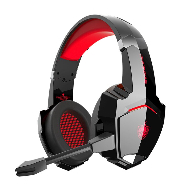 Kotion Each G9000Bt Wireless Gaming Earphones With Mic Black Red Id1772 Kotion - купити в Україні