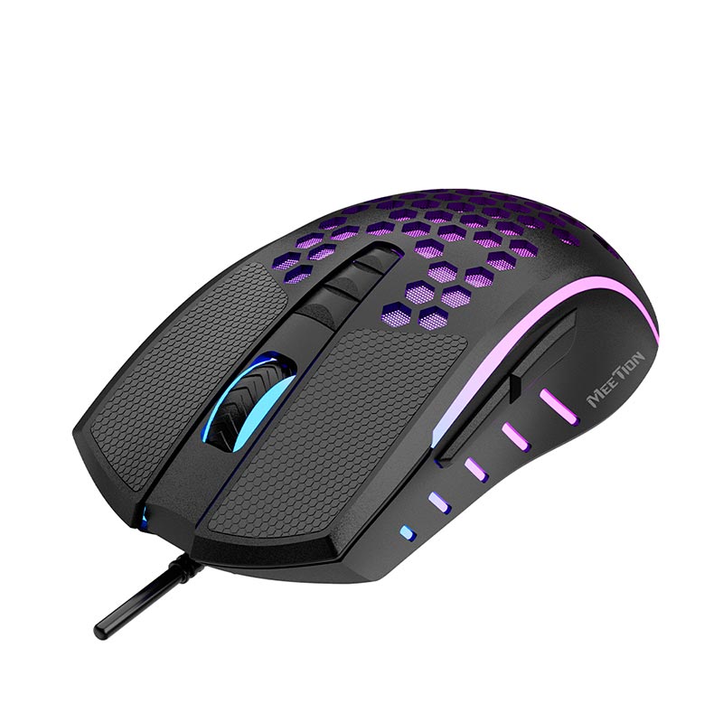 Igrova Mysha Meetion Gm015 Rgb Drotova Z Perforovanym Korpusom Ta Dpi 6400 Id2748 Meetion - купити в Україні